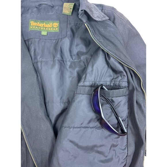 Timberland Weathergear Men's L  Jacket Navy Blue Lined - Picture 5 of 11